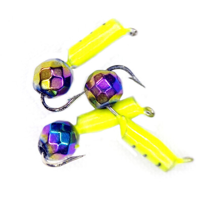 Мормышки столбик лимон с шаром хамелеон . 1.1 гр. 3 шт