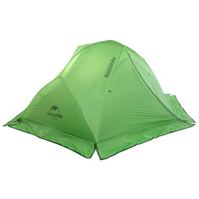 Палатка ультралегкая 2-местная Naturehike Star-river NH17T012-T Updated 20D Silicone с юбкой зеленый