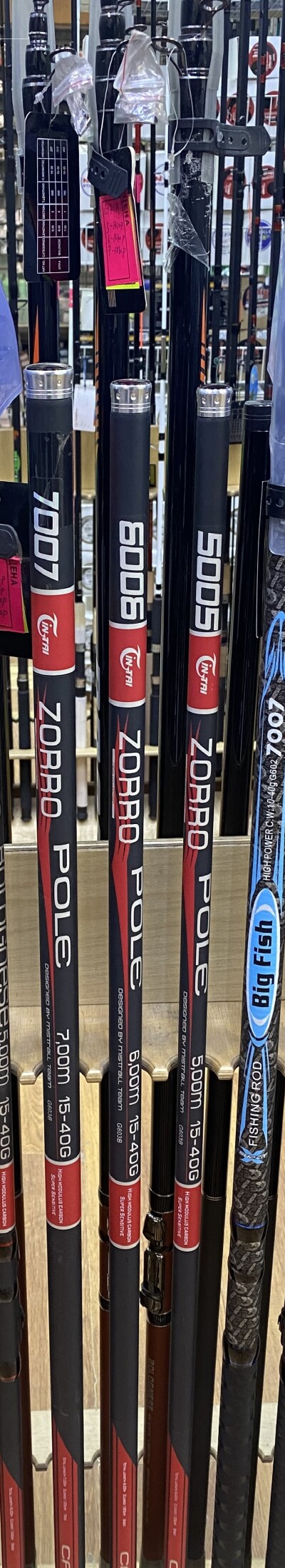 Удилище Jintai Zorro Pole 6 метров 15-40гр