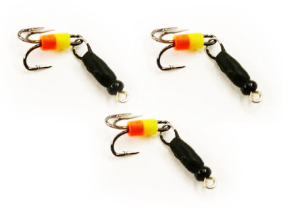 Мормышки вольфрамовые, черн. дьявол - d 2 мм, вес 0.2 гр 3шт