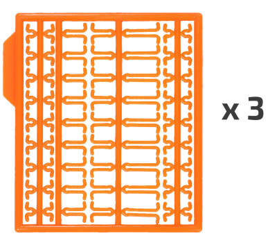 Стопоры для бойлов оранжевый Stopper 3шт