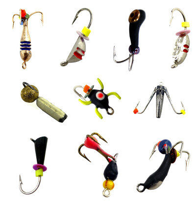 Мормышки вольфрамовые ассорти 10 шт