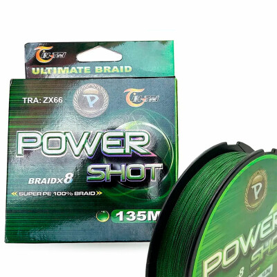 Плетеный шнур для рыбалки 8 жильный PE Duraflex Dragon 135 м зеленый