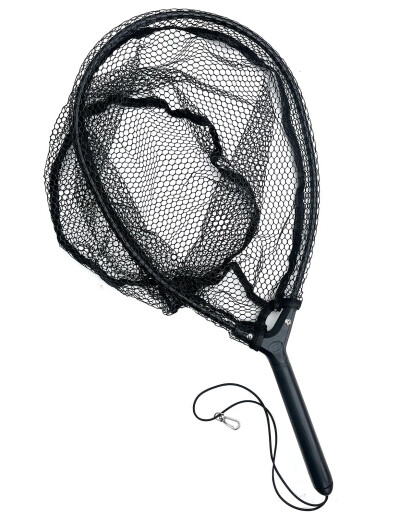 Подсак для рыбалки ручной, мобильный, неразборный, размер головы 30х40см, длина 69 см / подсак рыболовный