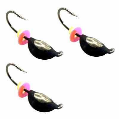 Мормышки для зимней рыбалки, Клопик с серебряной коронкой d-3.0мм 0,6 гр. 3 шт