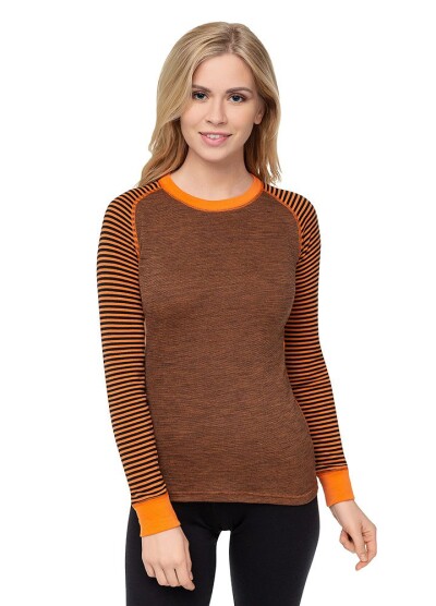 Женский комплект Norveg  Climate Control оранжевый