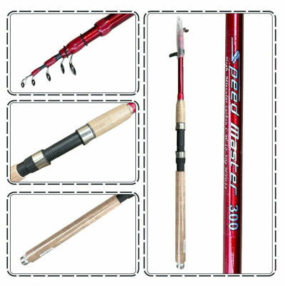 Спиннинг раскладной из пробки тест 10-30 гр