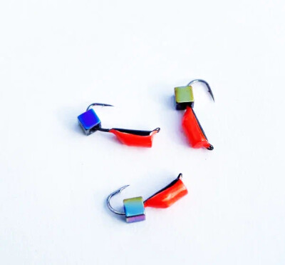 Мормышки для зимней рыбалки вольфрамовая Куб Хамелеон d-2,5 мм 0,6гр (3 шт)