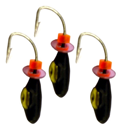 Мормышки зимние Овсинка с золотой коронкой 0,2 гр. 3 шт