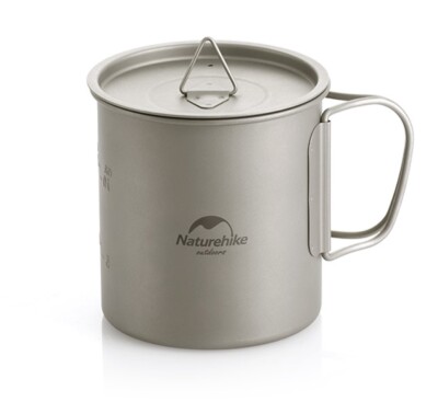 Кружка титановая NatureHike 20CJ NH20CJ005 600мл